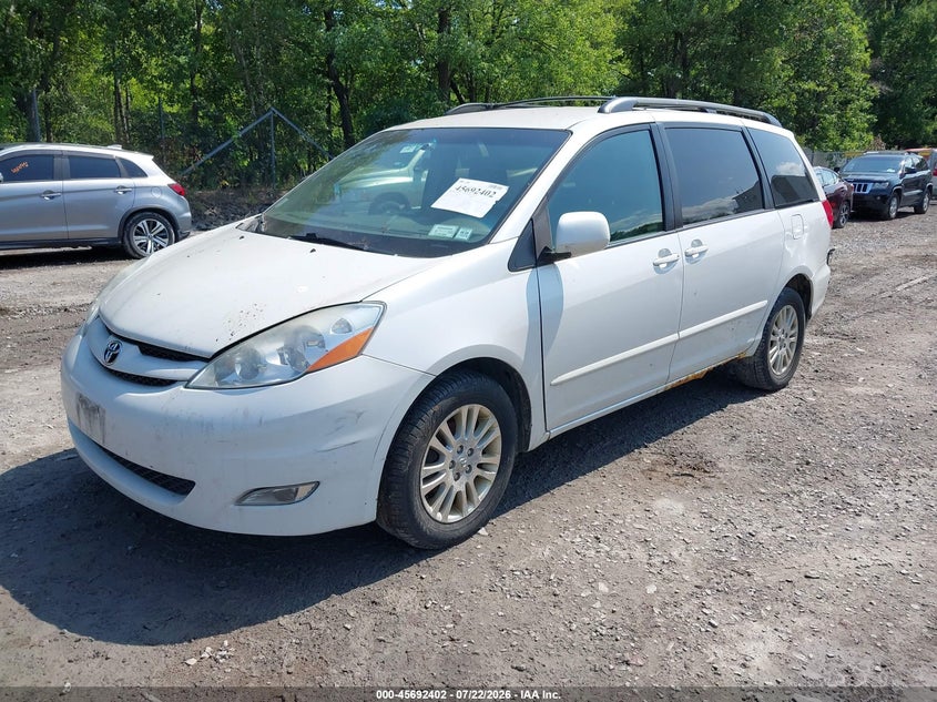 2007 Toyota Sienna VIN 5TDBK22C27S003933 IAAI salvage auction — NORMAL WEAR, Clear (New York), sold $25 on 2026-07-28 (photo 2)