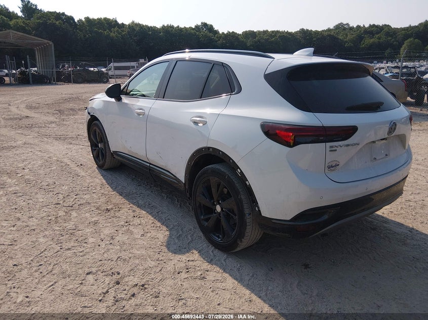 2021 Buick Envision VIN LRBFZPR48MD137960 IAAI salvage auction — LEFT FRONT, Salvage (Wisconsin), sold $8,300 on 2026-08-29 (photo 3)