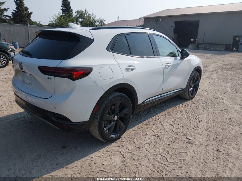 2021 Buick Envision VIN LRBFZPR48MD137960 IAAI salvage auction — LEFT FRONT, Salvage (Wisconsin), sold $8,300 on 2026-08-29 (photo 4)