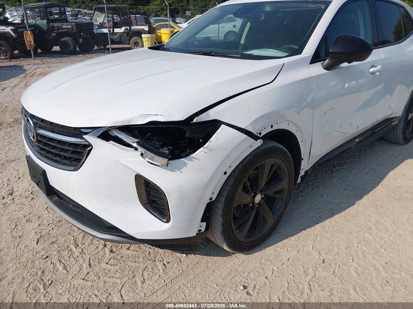2021 Buick Envision VIN LRBFZPR48MD137960 IAAI salvage auction — LEFT FRONT, Salvage (Wisconsin), sold $8,300 on 2026-08-29 (photo 6)