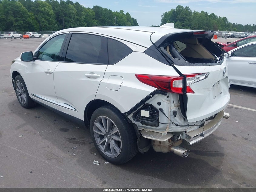 2021 Acura Rdx VIN 5J8TC1H50ML019048 IAAI salvage auction — REAR END, Salvage (North Carolina), sold $11,400 on 2026-08-26 (photo 3)