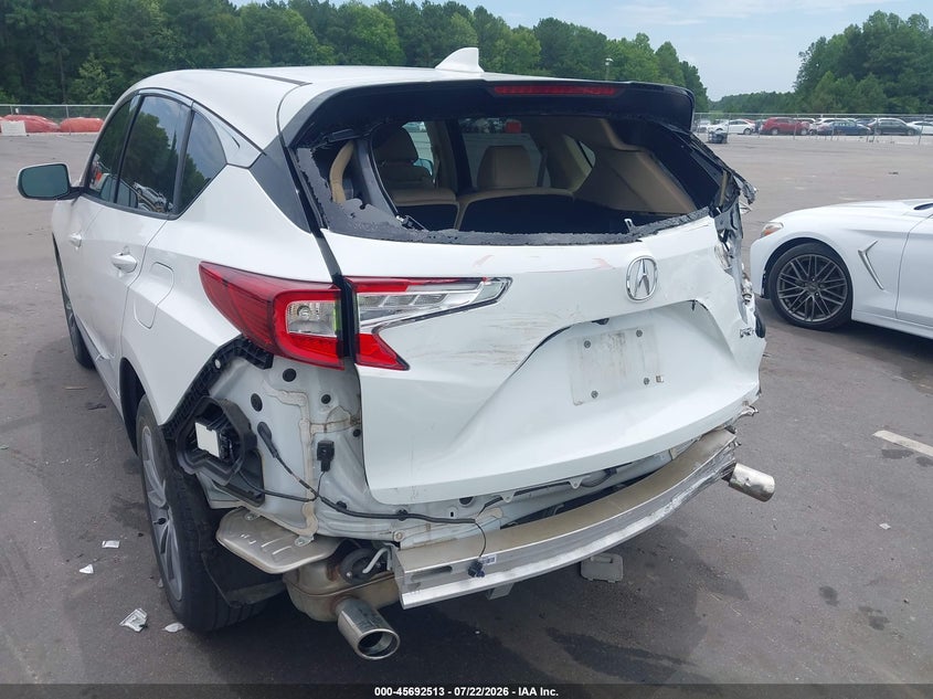 2021 Acura Rdx VIN 5J8TC1H50ML019048 IAAI salvage auction — REAR END, Salvage (North Carolina), sold $11,400 on 2026-08-26 (photo 6)