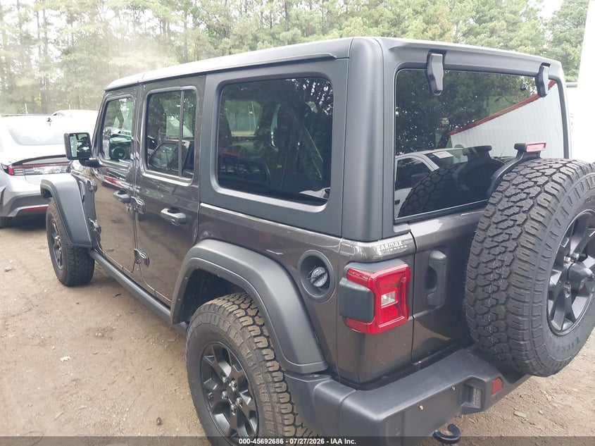 2021 Jeep Wrangler / VIN 1C4HJXDN3MW521926 IAAI salvage auction — FRONT END, Salvage (Virginia), sold $7,300 on 2026-08-24 (photo 3)