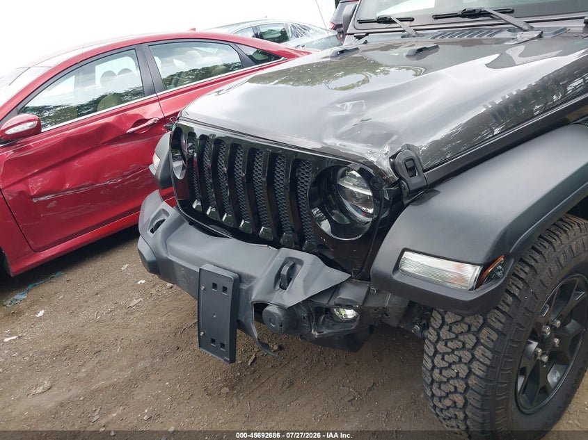 2021 Jeep Wrangler / VIN 1C4HJXDN3MW521926 IAAI salvage auction — FRONT END, Salvage (Virginia), sold $7,300 on 2026-08-24 (photo 6)