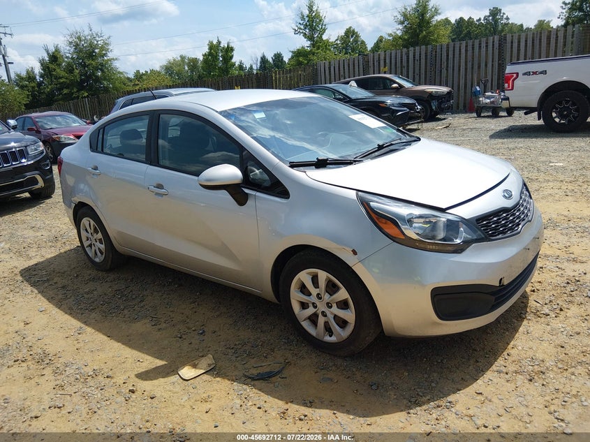 2012 Kia Rio VIN KNADM4A32C6058325 IAAI salvage auction — NORMAL WEAR, Clear (Virginia), sold $25 on 2026-07-27 (photo 1)