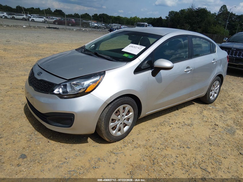 2012 Kia Rio VIN KNADM4A32C6058325 IAAI salvage auction — NORMAL WEAR, Clear (Virginia), sold $25 on 2026-07-27 (photo 2)