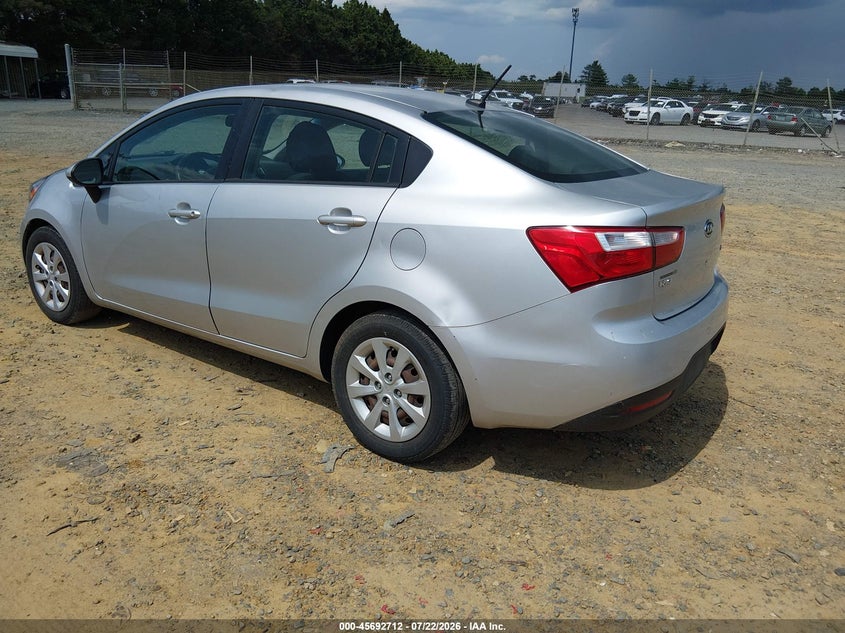2012 Kia Rio VIN KNADM4A32C6058325 IAAI salvage auction — NORMAL WEAR, Clear (Virginia), sold $25 on 2026-07-27 (photo 3)