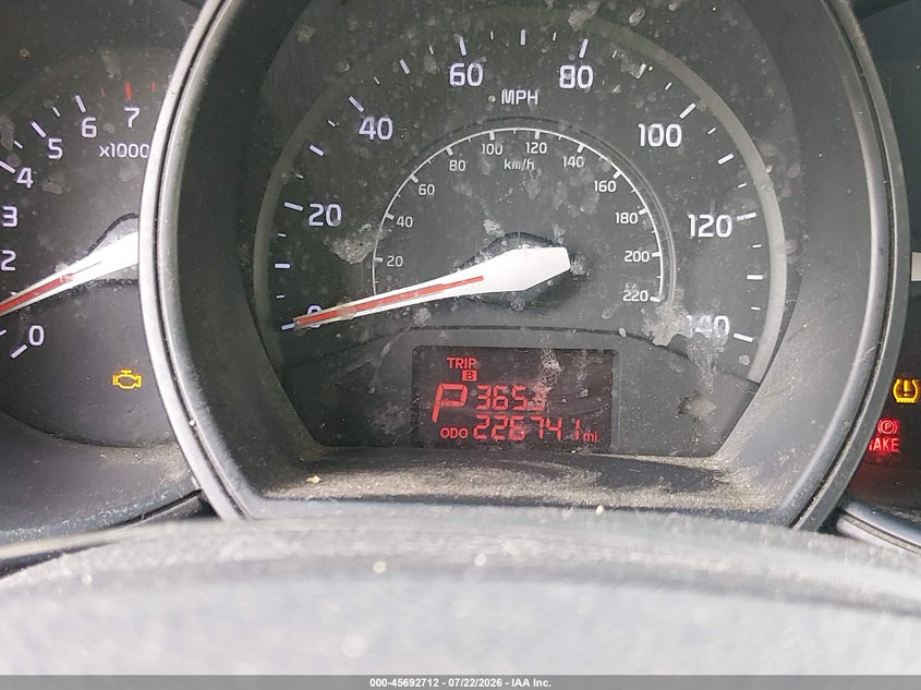 2012 Kia Rio VIN KNADM4A32C6058325 IAAI salvage auction — NORMAL WEAR, Clear (Virginia), sold $25 on 2026-07-27 (photo 7)