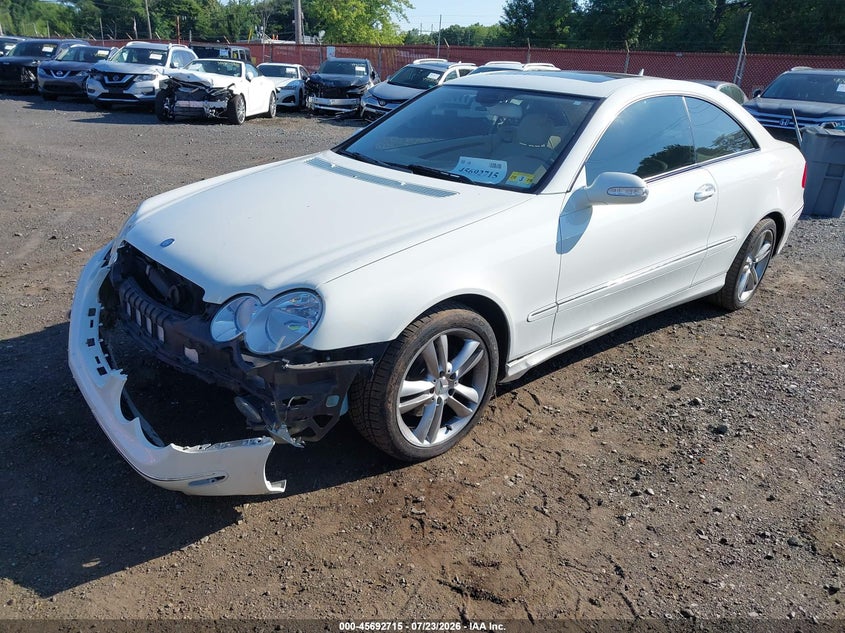 2007 Mercedes-benz Clk-class VIN WDBTJ56H57F208532 IAAI salvage auction — FRONT END, Salvage (Idaho), sold $450 on 2026-08-12 (photo 2)