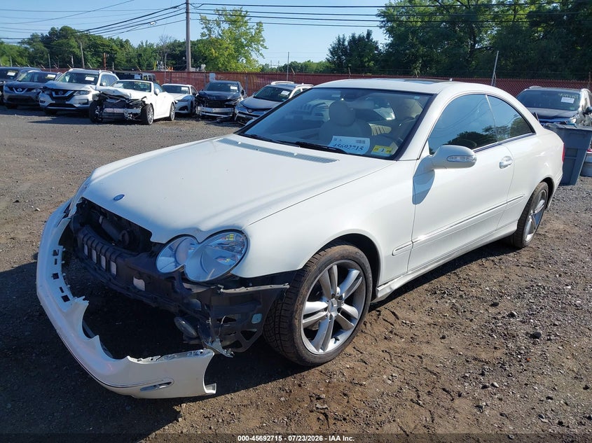 2007 Mercedes-benz Clk-class VIN WDBTJ56H57F208532 IAAI salvage auction — FRONT END, Salvage (Idaho), sold $450 on 2026-08-12 (photo 6)