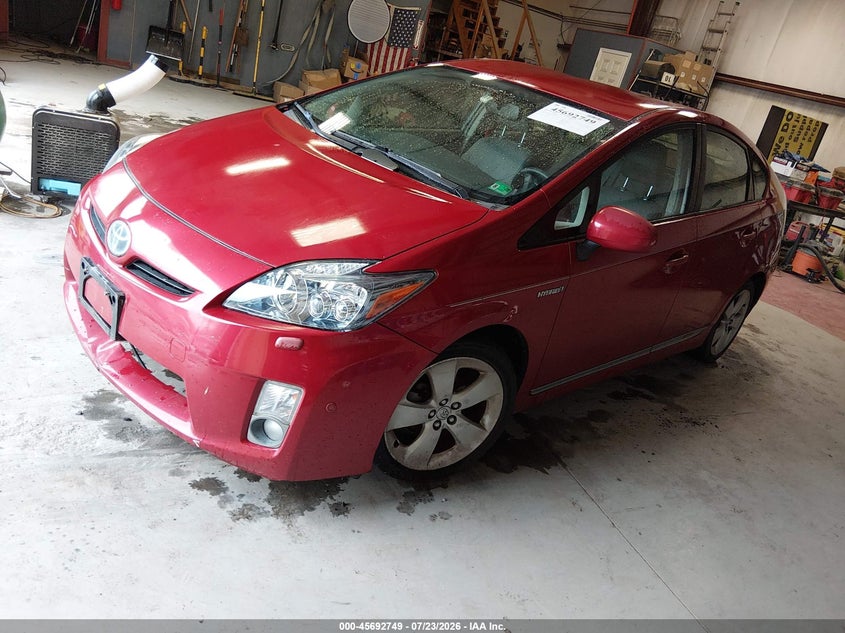 2010 Toyota Prius v VIN JTDKN3DU7A0142517 IAAI salvage auction — NORMAL WEAR, Clear (Virginia), sold $1,050 on 2026-07-28 (photo 2)