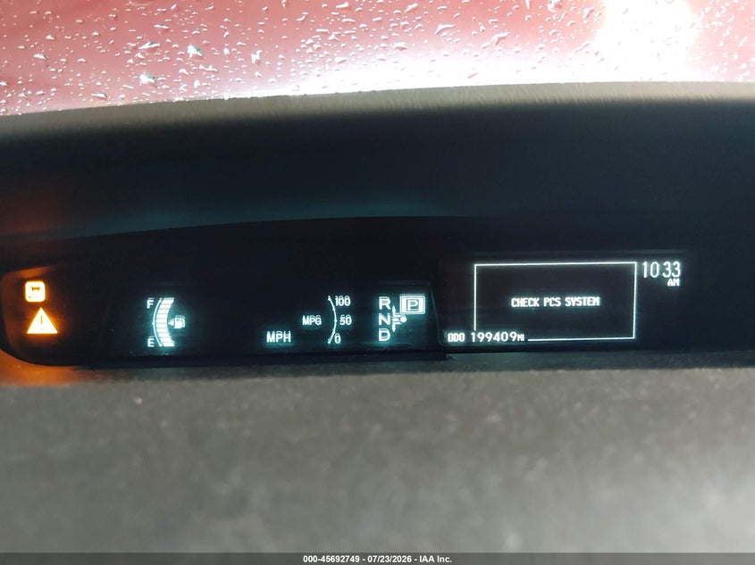 2010 Toyota Prius v VIN JTDKN3DU7A0142517 IAAI salvage auction — NORMAL WEAR, Clear (Virginia), sold $1,050 on 2026-07-28 (photo 7)