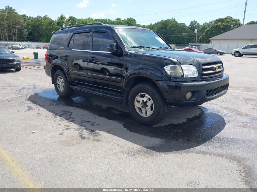 2001 Toyota Sequoia VIN 5TDZT38A11S033181 IAAI salvage auction — NORMAL WEAR, Clear (Georgia), sold $25 on 2026-07-29 (photo 1)