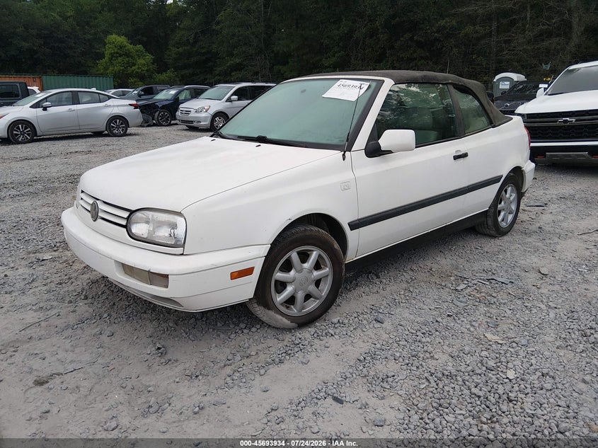 1995 Volkswagen Cabrio VIN WVWBB81E2SK025307 IAAI salvage auction — NORMAL WEAR, Clear (South Carolina), sold $225 on 2026-08-04 (photo 2)