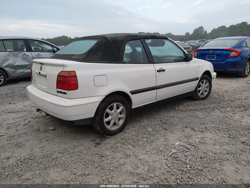 1995 Volkswagen Cabrio VIN WVWBB81E2SK025307 IAAI salvage auction — NORMAL WEAR, Clear (South Carolina), sold $225 on 2026-08-04 (photo 4)