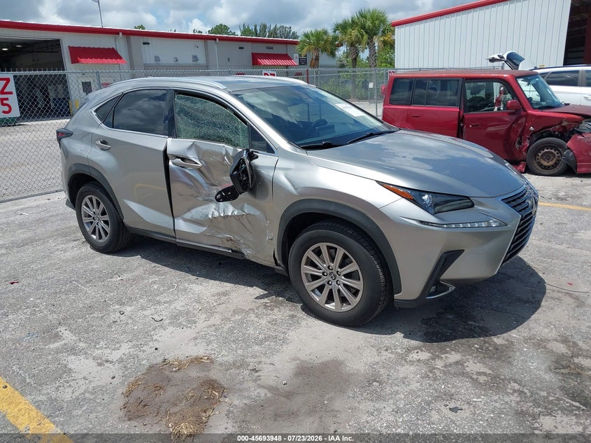 2021 Lexus Nx VIN JTJDARBZ0M2185494 — IAAI salvage auction photo
