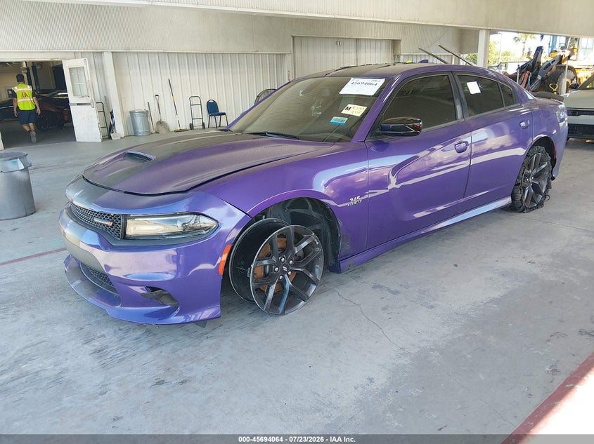 2019 Dodge Charger VIN 2C3CDXCT5KH522657 IAAI salvage auction — SIDE, Clear (Florida), sold $25 on 2026-07-29 (photo 2)