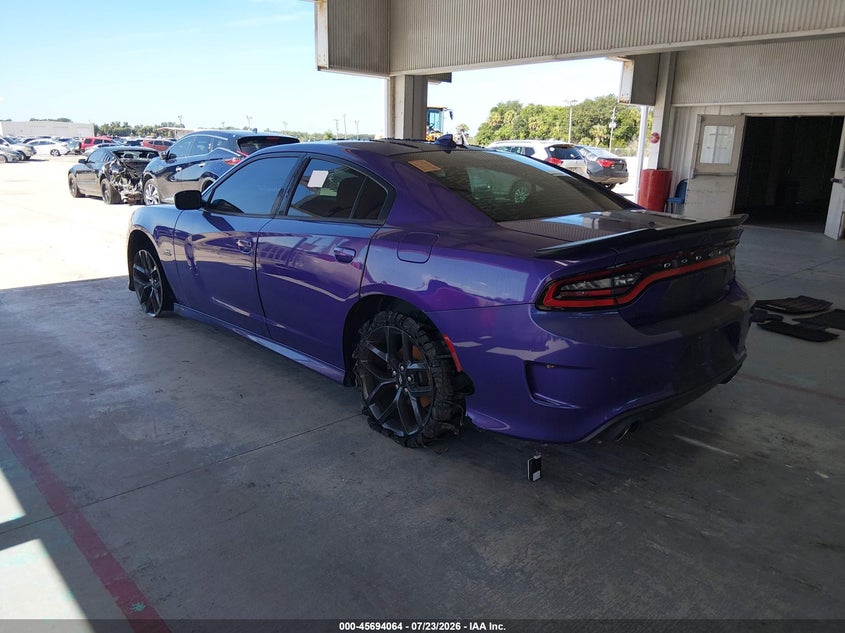 2019 Dodge Charger VIN 2C3CDXCT5KH522657 IAAI salvage auction — SIDE, Clear (Florida), sold $25 on 2026-07-29 (photo 3)