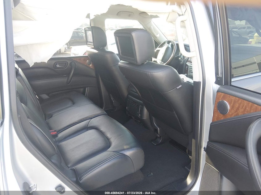 2018 Infiniti Qx80 VIN JN8AZ2ND4J9840267 IAAI salvage auction — RIGHT SIDE, Salvage Title, sold $8,000 on 2026-08-18 (photo 8)
