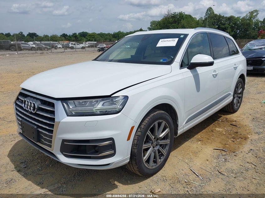2017 Audi Q7 VIN WA1LAAF76HD050372 IAAI salvage auction — NORMAL WEAR, Clear (Virginia), sold $3,550 on 2026-07-27 (photo 2)