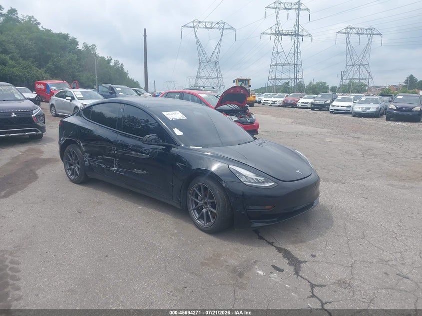 2021 Tesla Model 3 VIN 5YJ3E1EA6MF854939 IAAI salvage auction — REAR END, Clear (Pennsylvania), sold $875 on 2026-07-24 (photo 1)