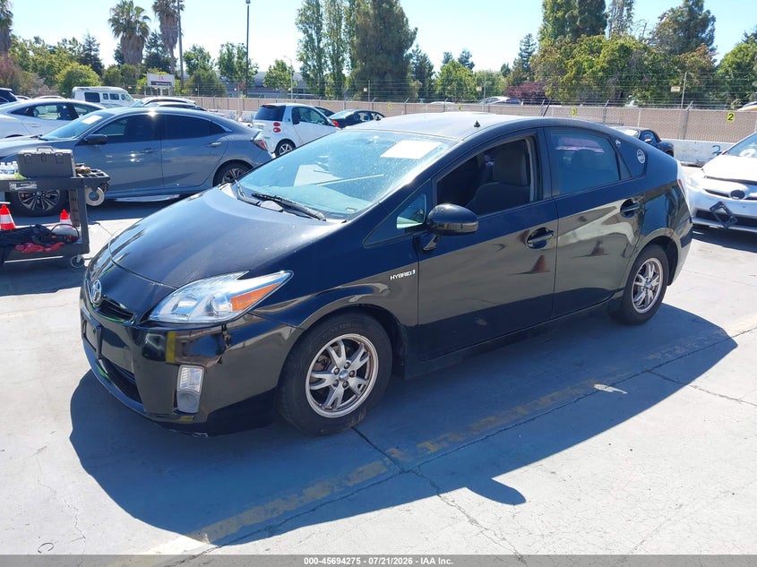 2011 Toyota Prius VIN JTDKN3DU7B0269575 IAAI salvage auction — NORMAL WEAR, Clear - Dealer Only (California), sold $25 on 2026-07-29 (photo 2)