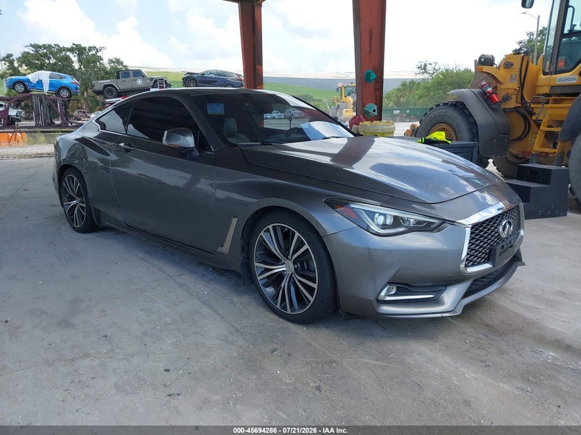 2017 Infiniti Q60 VIN JN1EV7EK5HM360947 IAAI salvage auction — NORMAL WEAR, Clear (Florida), sold $25 on 2026-07-28 (photo 1)