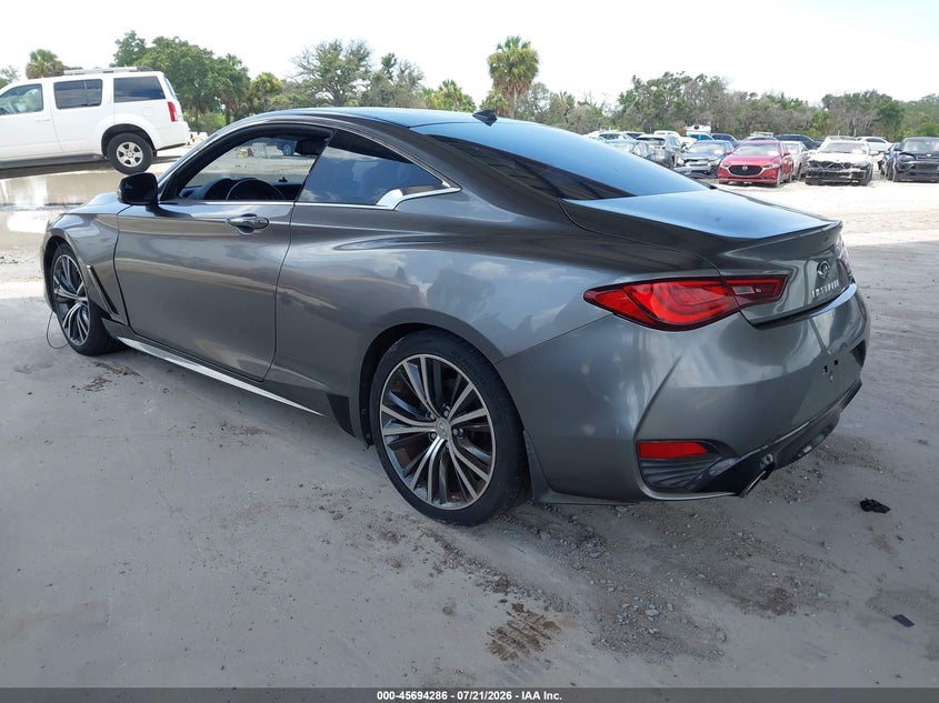 2017 Infiniti Q60 VIN JN1EV7EK5HM360947 IAAI salvage auction — NORMAL WEAR, Clear (Florida), sold $25 on 2026-07-28 (photo 3)