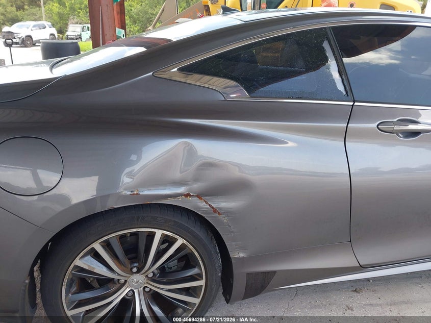 2017 Infiniti Q60 VIN JN1EV7EK5HM360947 IAAI salvage auction — NORMAL WEAR, Clear (Florida), sold $25 on 2026-07-28 (photo 6)