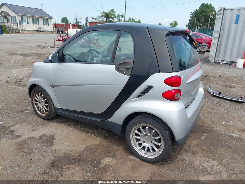 2011 Smart Fortwo VIN WMEEJ3BA4BK439964 IAAI salvage auction — FRONT END, Clear (Virginia), sold $700 on 2026-08-31 (photo 3)