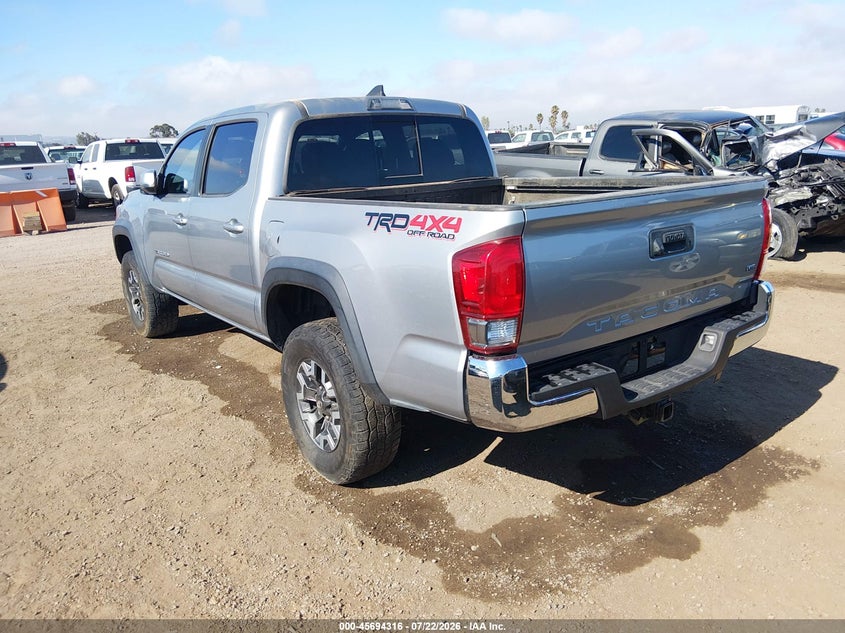 2017 Toyota Tacoma VIN 3TMCZ5AN1HM067192 IAAI salvage auction — THEFT, Salvage Title, sold $15,050 on 2026-08-24 (photo 3)