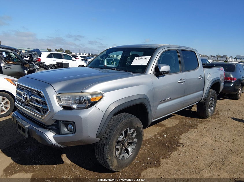 2017 Toyota Tacoma VIN 3TMCZ5AN1HM067192 IAAI salvage auction — THEFT, Salvage Title, sold $15,050 on 2026-08-24 (photo 6)