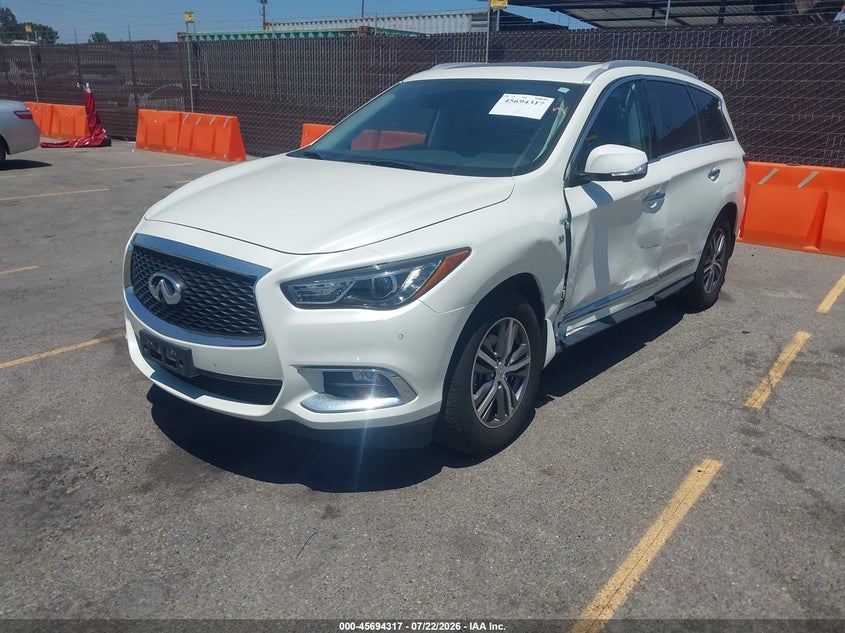 2020 Infiniti Qx60 VIN 5N1DL0MN7LC541995 IAAI salvage auction — SIDE, Wait Title, sold $4,450 on 2026-08-03 (photo 2)