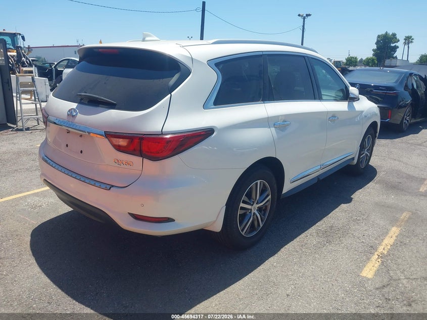 2020 Infiniti Qx60 VIN 5N1DL0MN7LC541995 IAAI salvage auction — SIDE, Wait Title, sold $4,450 on 2026-08-03 (photo 4)