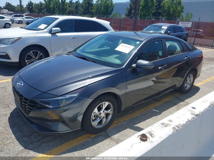 2021 Hyundai Elantra VIN 5NPLL4AG0MH048470 IAAI salvage auction — NORMAL WEAR, SF97 (California), sold $8,600 on 2026-08-25 (photo 2)