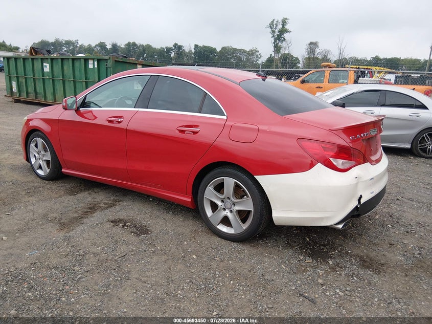 2015 Mercedes-benz Cla-klasse VIN WDDSJ4GB9FN214037 IAAI salvage auction — REAR END, Salvage Title, sold $1,650 on 2026-08-09 (photo 3)