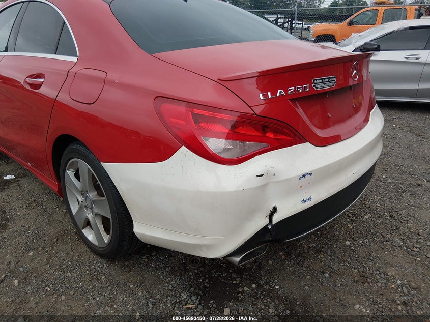 2015 Mercedes-benz Cla-klasse VIN WDDSJ4GB9FN214037 IAAI salvage auction — REAR END, Salvage Title, sold $1,650 on 2026-08-09 (photo 6)