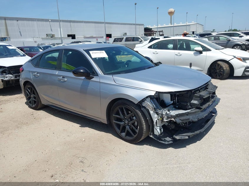 2026 Honda Civic VIN 19XFL2H89TE014398 IAAI salvage auction — FRONT END, Enterprise Vehicles Clear Only (Texas), sold $16,500 on 2026-07-30 (photo 1)