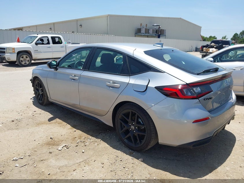 2026 Honda Civic VIN 19XFL2H89TE014398 IAAI salvage auction — FRONT END, Enterprise Vehicles Clear Only (Texas), sold $16,500 on 2026-07-30 (photo 3)