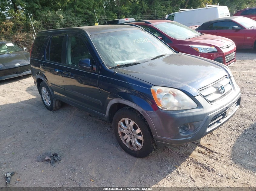 2006 Honda Cr-v VIN JHLRD78856C009382 IAAI salvage auction — NORMAL WEAR, Clear (Indiana), sold $1,650 on 2026-08-01 (photo 1)