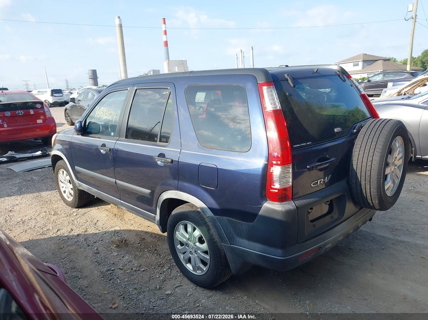 2006 Honda Cr-v VIN JHLRD78856C009382 IAAI salvage auction — NORMAL WEAR, Clear (Indiana), sold $1,650 on 2026-08-01 (photo 3)
