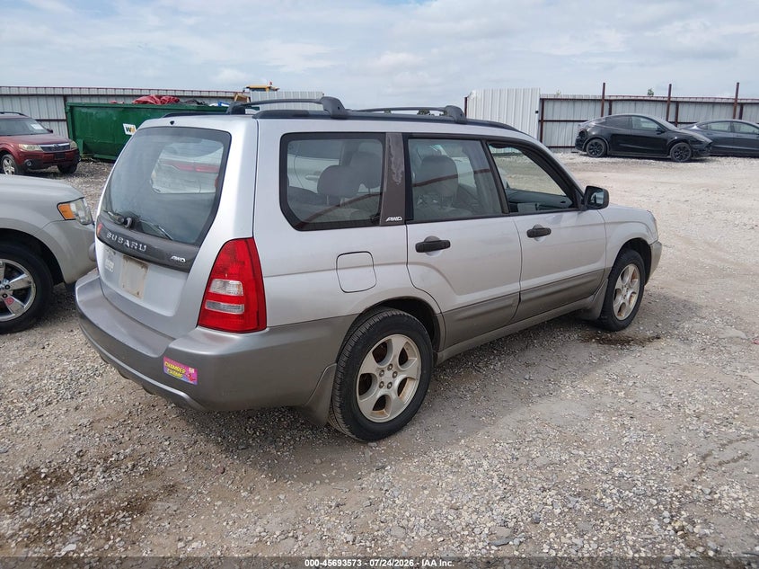 2003 Subaru Forester VIN JF1SG65693H724088 IAAI salvage auction — NORMAL WEAR, Clear (Arkansas), sold $25 on 2026-07-30 (photo 4)