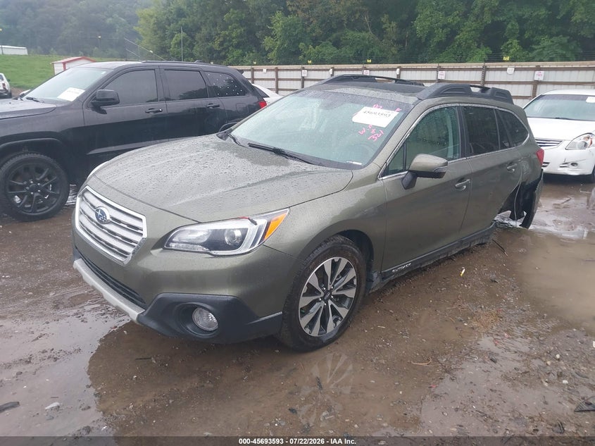 2017 Subaru Outback VIN 4S4BSENC9H3390881 IAAI salvage auction — LEFT REAR, Wait Title, sold $2,125 on 2026-08-21 (photo 2)