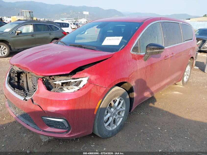 2025 Chrysler Pacifica VIN 2C4RC1BGXSR509777 IAAI salvage auction — FRONT END, Enterprise Vehicles Clear Only (Ohio), sold $9,700 on 2026-07-29 (photo 2)