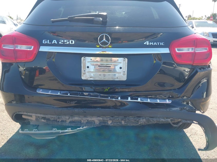 2017 Mercedes-benz Gla-klasse VIN WDCTG4GB4HJ333003 IAAI salvage auction — REAR END, Salvage (California), sold $4,100 on 2026-08-10 (photo 6)