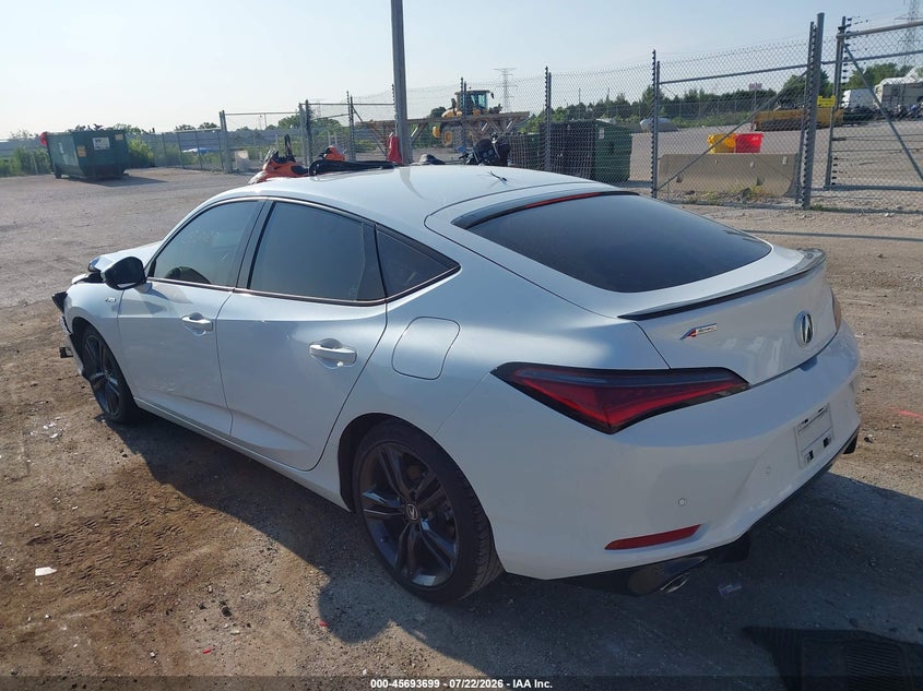 2023 Acura Integra VIN 19UDE4H64PA024195 IAAI salvage auction — FRONT END, Salvage (Wisconsin), sold $4,900 on 2026-09-11 (photo 3)