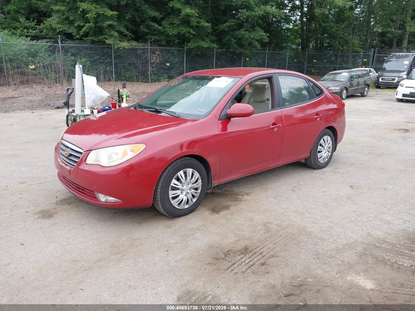 2008 Hyundai Elantra VIN KMHDU46D08U454319 IAAI salvage auction — NORMAL WEAR, Original (Maine), sold $125 on 2026-07-27 (photo 2)