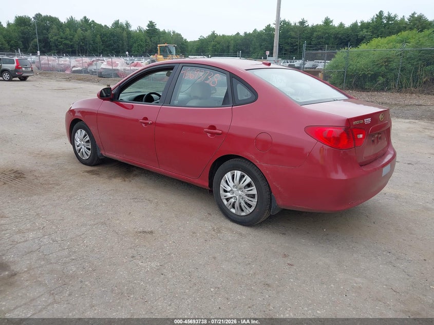 2008 Hyundai Elantra VIN KMHDU46D08U454319 IAAI salvage auction — NORMAL WEAR, Original (Maine), sold $125 on 2026-07-27 (photo 3)