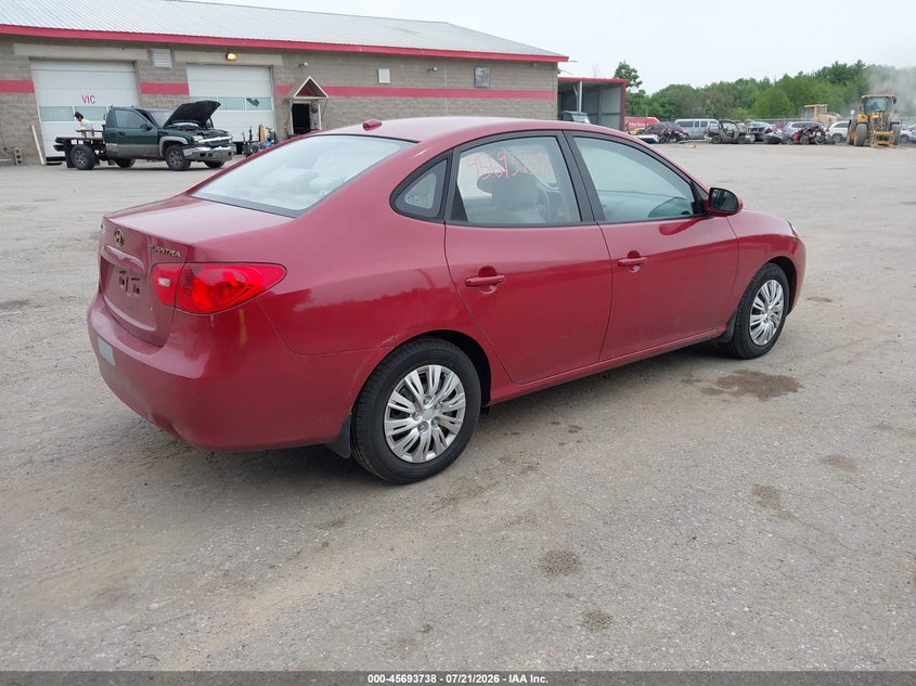2008 Hyundai Elantra VIN KMHDU46D08U454319 IAAI salvage auction — NORMAL WEAR, Original (Maine), sold $125 on 2026-07-27 (photo 4)