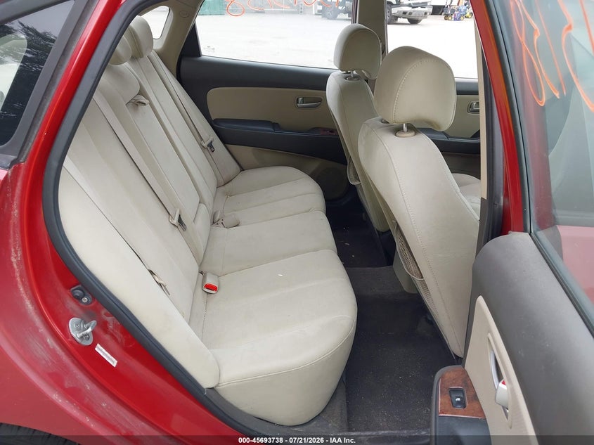 2008 Hyundai Elantra VIN KMHDU46D08U454319 IAAI salvage auction — NORMAL WEAR, Original (Maine), sold $125 on 2026-07-27 (photo 8)